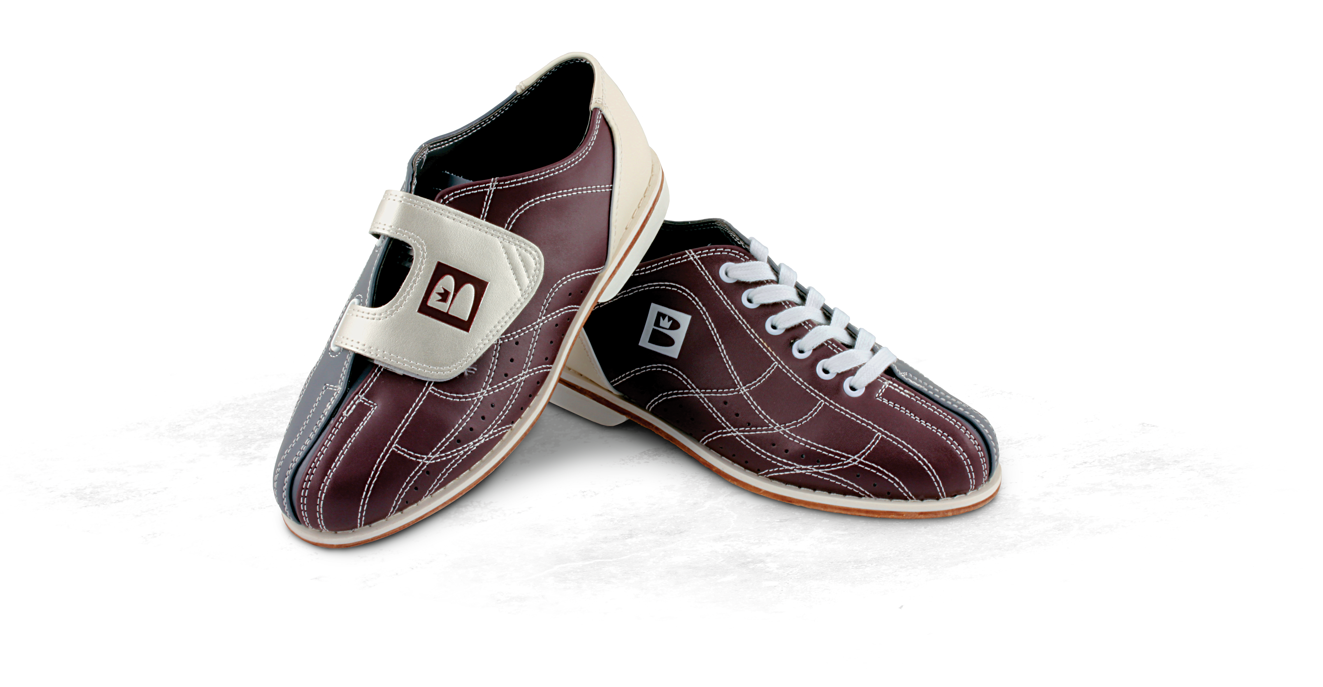 Brown and Tan Bowling Shoes